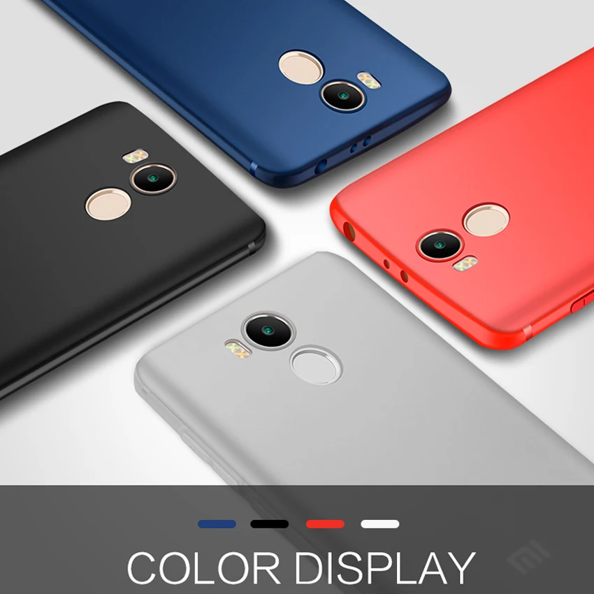 Чехол TCICPC для Xiaomi Redmi 4 pro чехол Силиконовый ТПУ Ультратонкий матовый мягкий