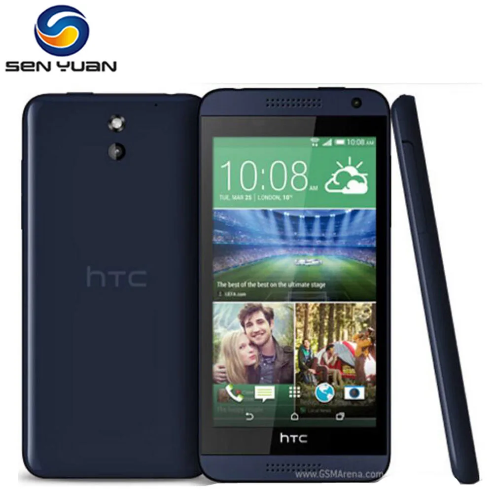 

Original HTC Desire 610 Qual Core phone 4.7" TouchScreen 1GB RAM 8GB ROM GPS Wifi Unlocked 3G &4G Android Cellphone