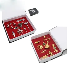 Новинка 8 шт./компл. Yu-Gi-Oh семь артефакт фигурку Коллекционная игрушка 4-10 см YuGiOh Цепочки и ожерелья брелок Модель игрушки