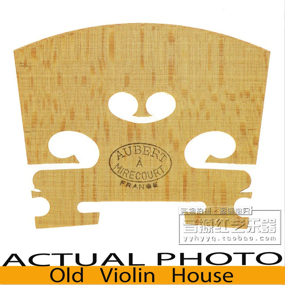 

Genuine Aubert Violin Bridge " Mirecourt " for 4/4 violin , Made in France.