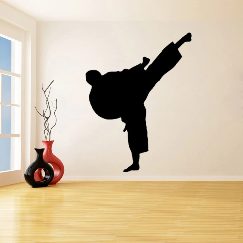 Vinyl Wall Decal Sticker Karate kung fu aikido Hall Bedroom Decoration