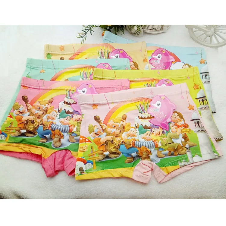 

5pcs/lot Cute Cotton Boxer Briefs princess Girls girl Underwear Children Kids Baby cartoon Panties infant Underpants child thong