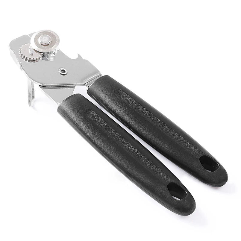 Stainless Steel Bottle Opener With Ergonomic Handle Multifunctional Can