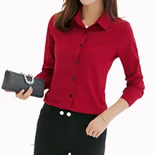 Flying ROC, женская черная рубашка с длинным рукавом, корейский стиль, Женские повседневные футболки, офисные женские футболки, Женская рождественская рубашка