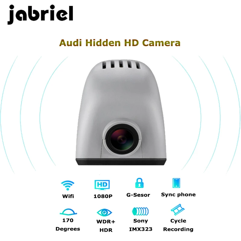 Jabriel Авто IOS/Android Wi-Fi 1080 P скрытый цифровой видеорегистратор для автомобиля тире камера видео видеорегистратор для автомобиля для audi a3 a4 a5 a6 a7 a8 q5 q7 2006