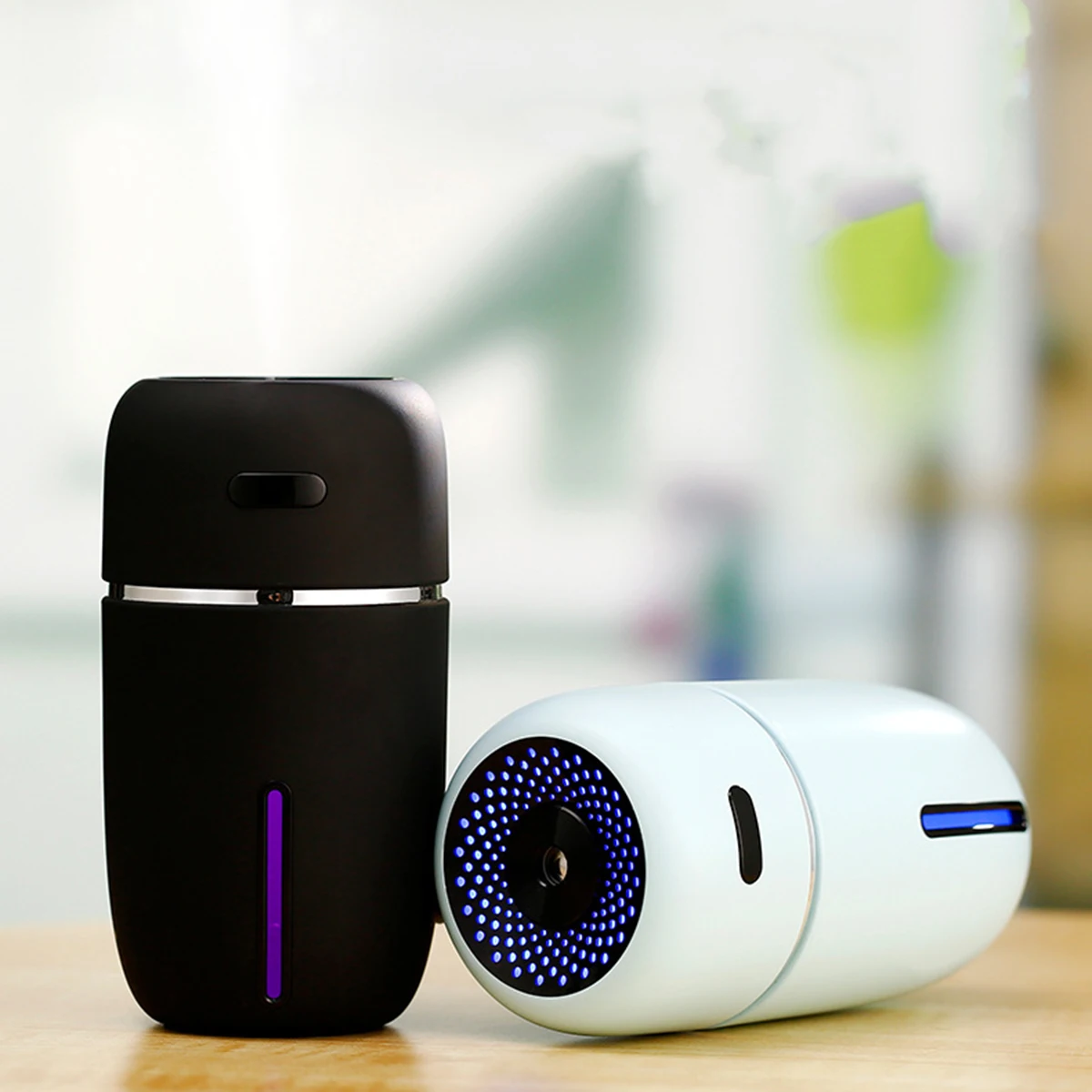 Cute USB Air Diffuser Car air freshener with LED Night Light Portable Humidifier Mist Maker Fresh Cleaner for Home Office | Красота и