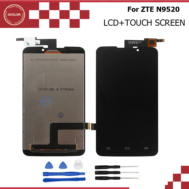 

ocolor For ZTE N9520 LCD Display and Touch Screen Assembly Repair Part 5.7 inch Mobile For ZTE Grand Memo N5 U5 N9520 V9815