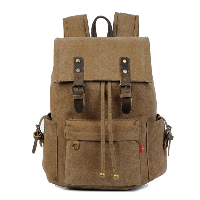 

Vintage Canvas Men's Backpack Casual Travel Sport Male backpack For Computer Pink Women backpack Large capacity Schoolbag New