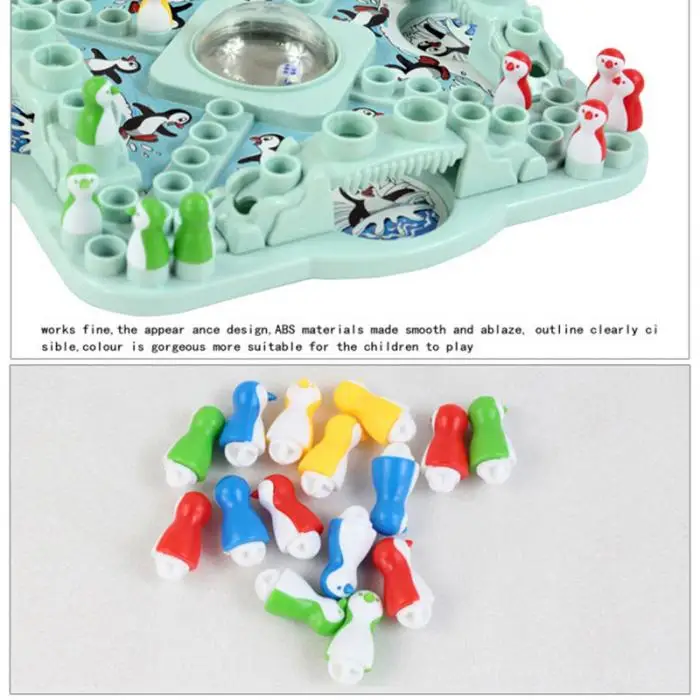 1 комплект игры Пингвин игрушечные игральные кубики настольного соревнования Смешные развивающие дети подарок AN88