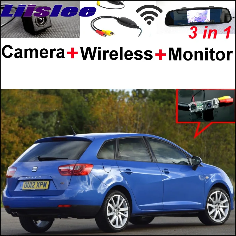 

Special Car Wifi Camera + Wireless Signal + Mirror Monitor 3in1 Easy DIY Parking System For SEAT IBIZA MK4 SC 3D 2008~2015
