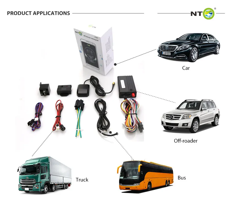 Автомобильный трек gps gsm в режиме реального времени трекер с функцией сигнализации NTG05