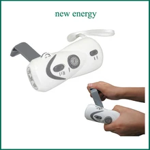 [Seven Neon] 10 шт. патент Кривошип Динамо, Солнечный фонарь/мобильный телефон зарядное устройство/радио/яркий Кемпинг свет tourch