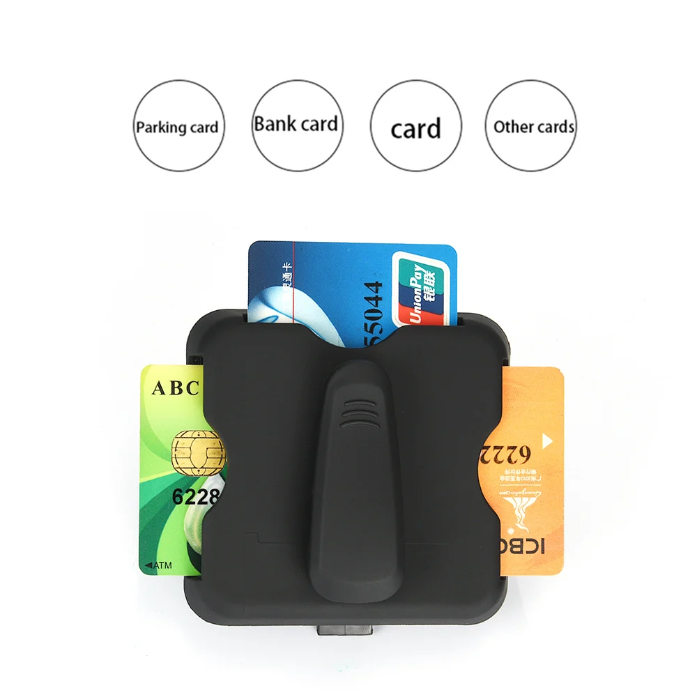 ALLOMN Car Visor Organizer Universal Card Holder Glasses Clip for ID