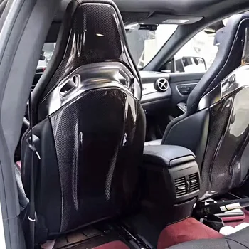 

Car-styling For Mercedes Benz C-Class C63 4Dr A-Class AMG CLA-Class AMG GLA-Class AMG 14-17 Carbon Fiber Seat Back Cover Trim