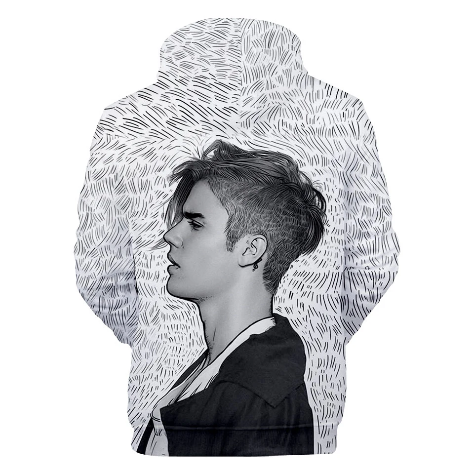 New fashion Justin Bieber printed hip hop 3d hoodies Sweatshirt men women Hoodie hoody casual Long Sleeve 3D Hooded pullover top