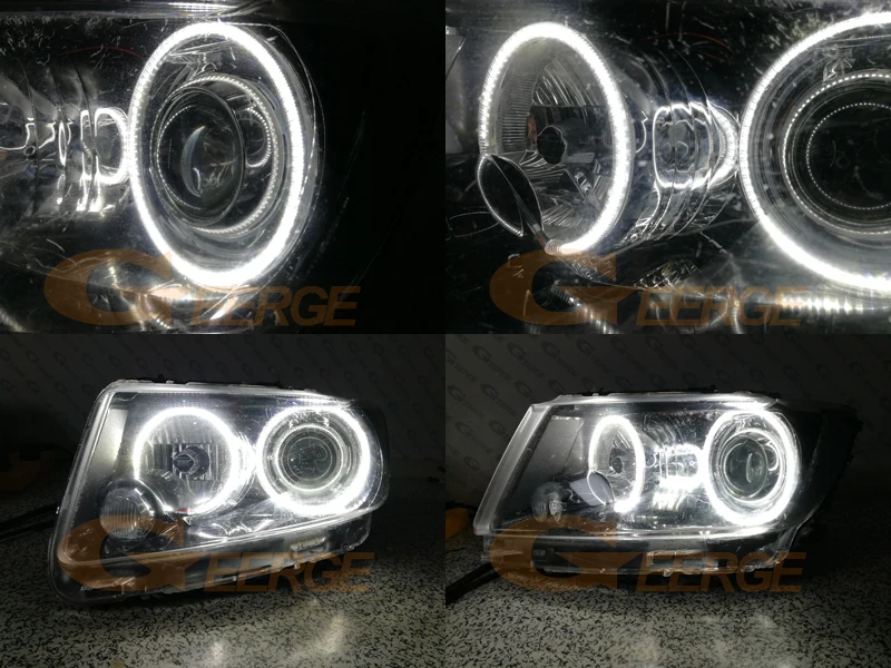 Для JEEP GRAND CHEROKEE 2011 2012 2013 ксенон отличное Ангельские глазки ультра яркий smd led Ангельские глазки комплект DRL