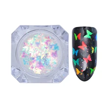 2 г цветные бабочки для ногтей Блестки для ногтей блестки для маникюра