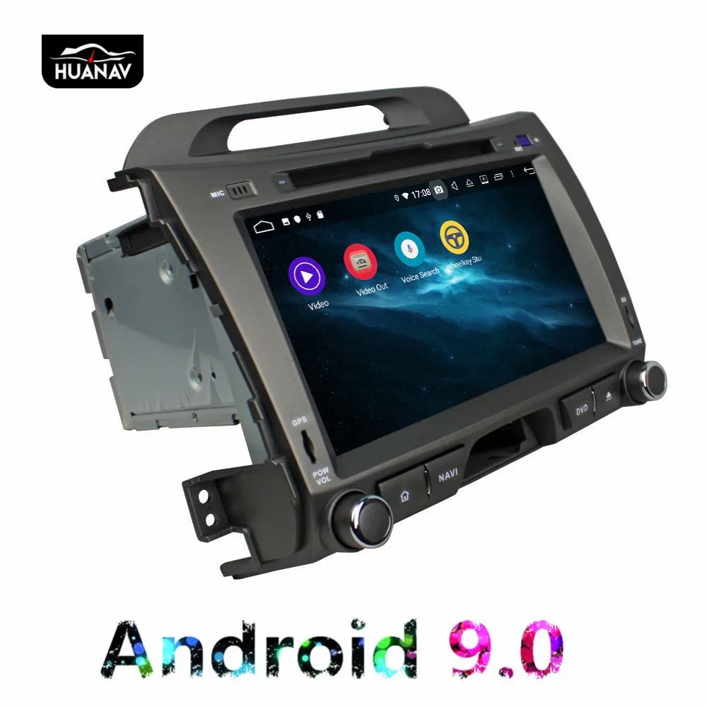 Clearance DSP Android 9.0 Car DVD Player For GPS navigation for Kia Sportage 2010-2014 auto radio multimedia head uint screen max 4+64 Rom 7