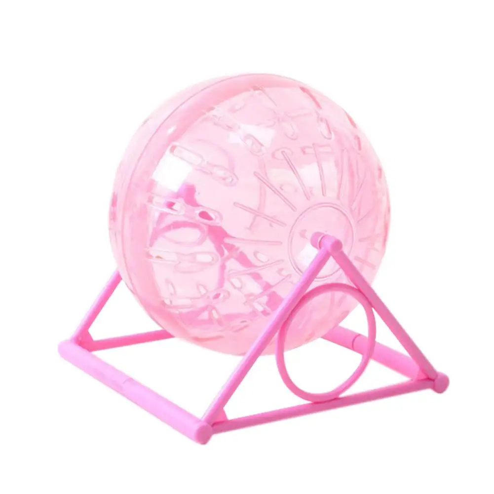 

Mini Hamster Toy Stand Run Ball 14CM Golden Hamster Pet Sport Toy Small Pet Supplies Pet Toy Random Color Delivery
