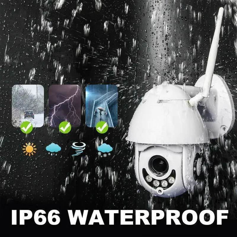 Беспроводная камера Full HD 1080P Wi Fi IP беспроводная проводная PTZ наружная скоростная