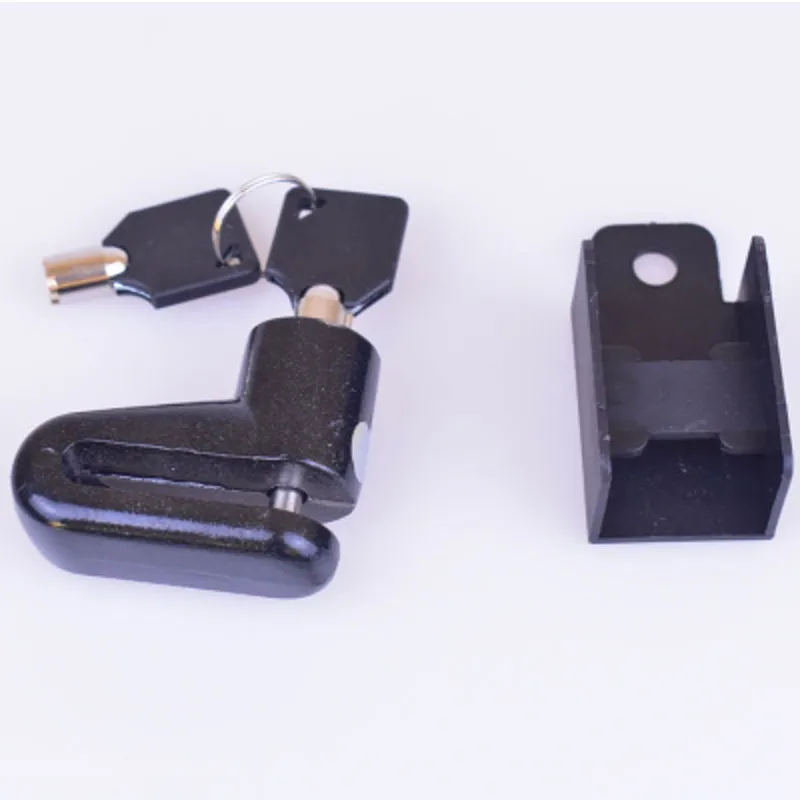 Портативный электрический замок для скейтборда дисковые тормоза блокировка колес для Xiaomi Mijia M365 скутер скейтборд Противоугонная Металлическая стальная проволока - Цвет: black lock