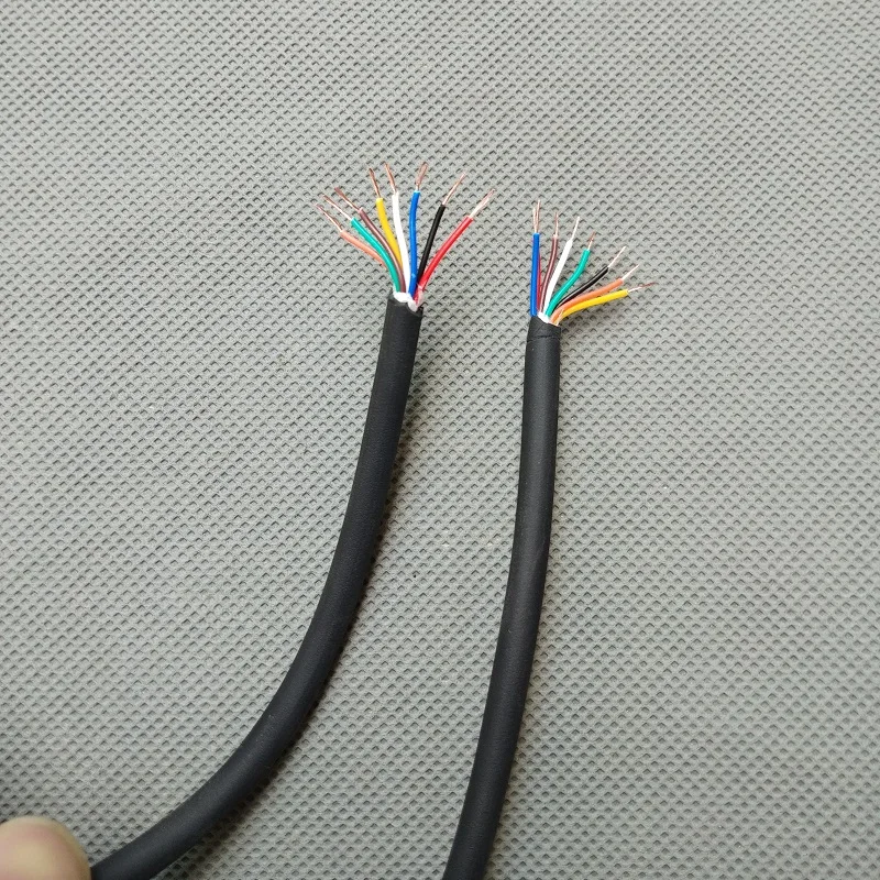 2 шт./лот 10 футов 3 м выдвижной 90 градусов 8x28AWG OD5.0mm тпу спиральный кабель питания пружинный шнур бытовой провод