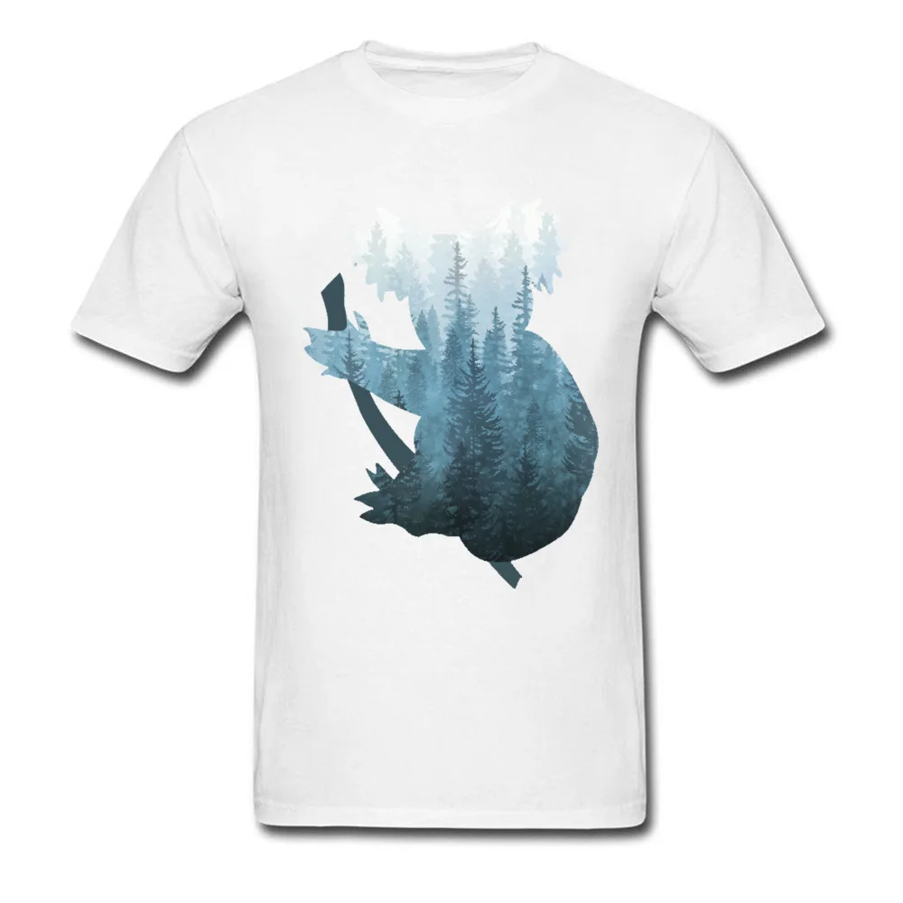 Misty Forest Koala Bear_white