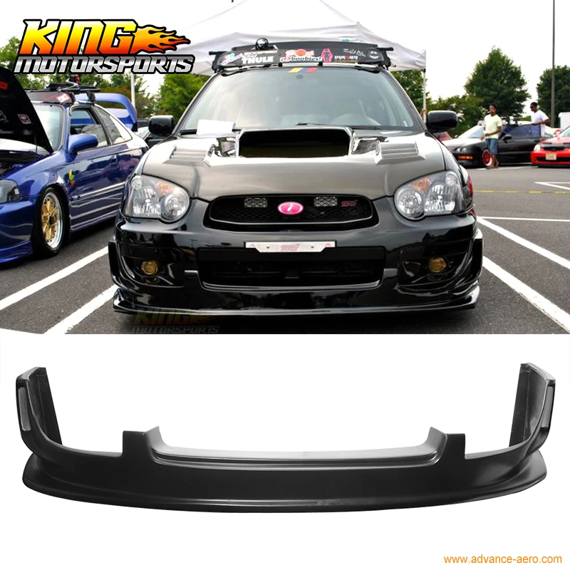 

Fit For 04 05 Subaru Impreza WRX Front Bumper Lip Spoiler Bodykit