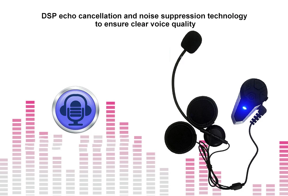 BT - S3 Multifunctional Motorcycle Bluetooth Interphone
