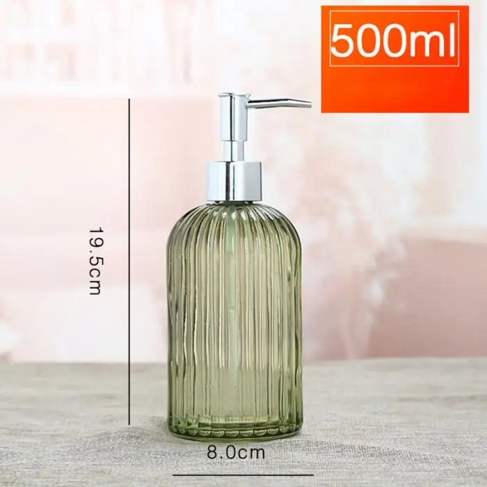 Мыло шампунь диспенсер жидкая бутылка для мыла для рук с насосом из нержавеющей стали для ванной комнаты кухни P7Ding