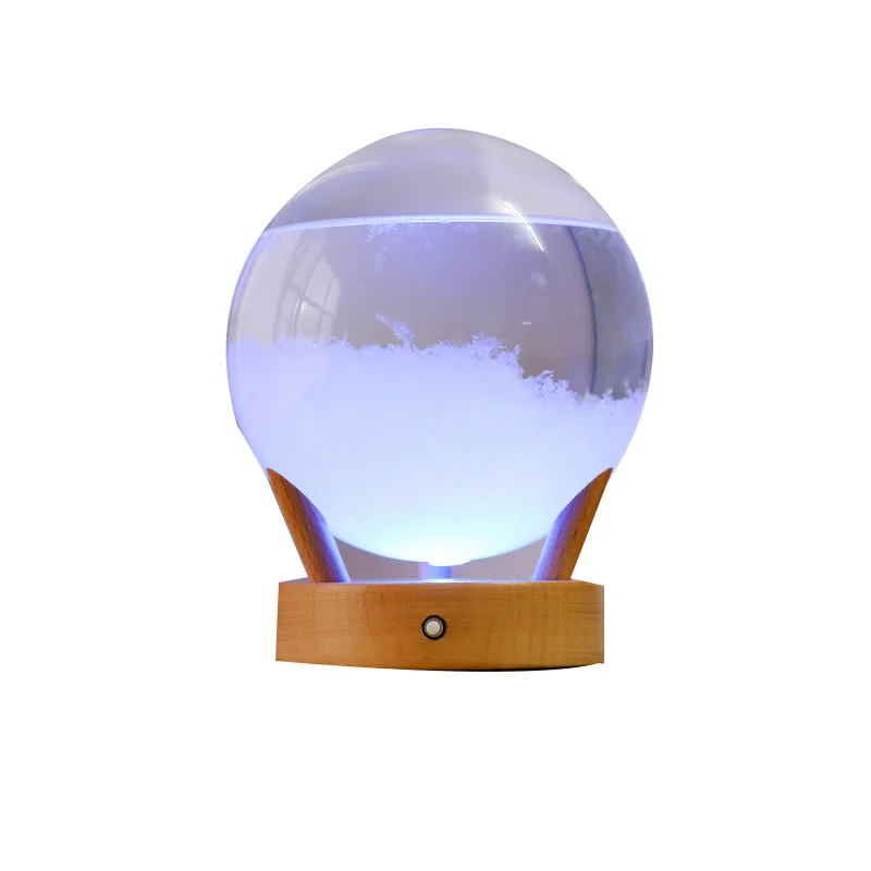 

Storm Glass Crystal Weather Forecast Tempo Drop Liquid Night Light Lighting Base Ornaments Home Decoration Accessories TQYBP-Xyq