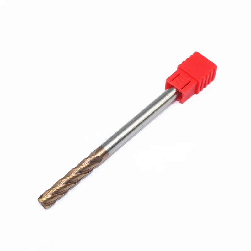 

1PCS HRC60 6mm Solid Carbide Flat End mill D6X24LXD6X100L 4 Flute Standard Length Side milling Slotting Profiling face mill