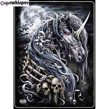 

Diamond Painting Full Square/Round stone drill unicorm fantasy cross stitch 5D Daimond Painting Embroidery picture 063QW