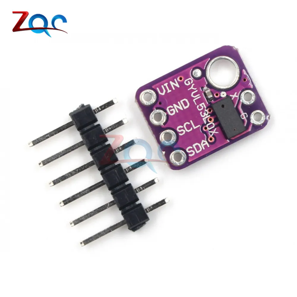 Флуоресцентный модуль измерения расстояния l53l0x 2 8 5 В IIC связь для Arduino|Датчики