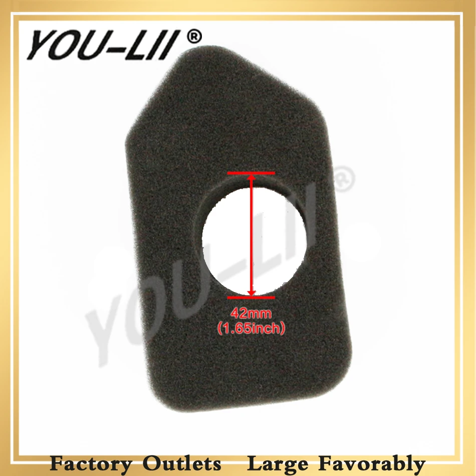 

YOULII 1 Pc Foam Air Filter for Briggs & Stratton 698369 5086K 5088 5088H 5099 Lawn Mower Replace MTD 490-200-0011