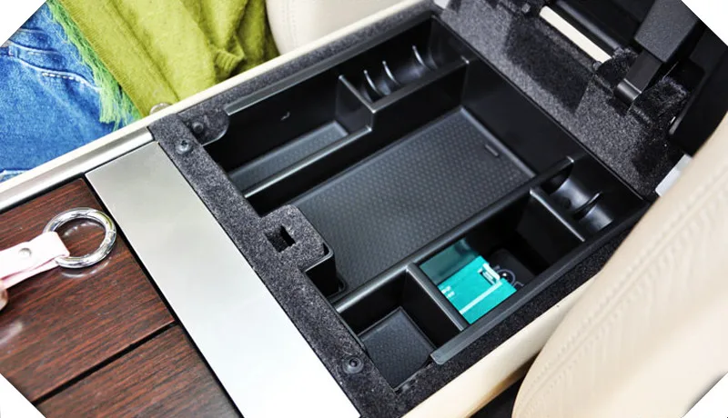 Подходит для Jaguar XF 2010- автомобильный Стайлинг перчатка центральный подлокотник Органайзер коробка для хранения контейнер 1 шт. авто аксессуары