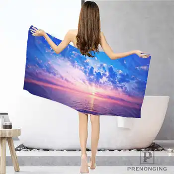 

Custom beautiful-pink-sky (1) Bathroom Washcloth Towels Face Towel/Bath Towel Shower Towels Size 33x74cm/72x143cm#18-12-16-01-6