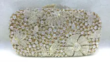 Freies verschiffen!! A15-62, silber farbe mode top kristallsteinen ring handtaschen für damen nette parteibeutel