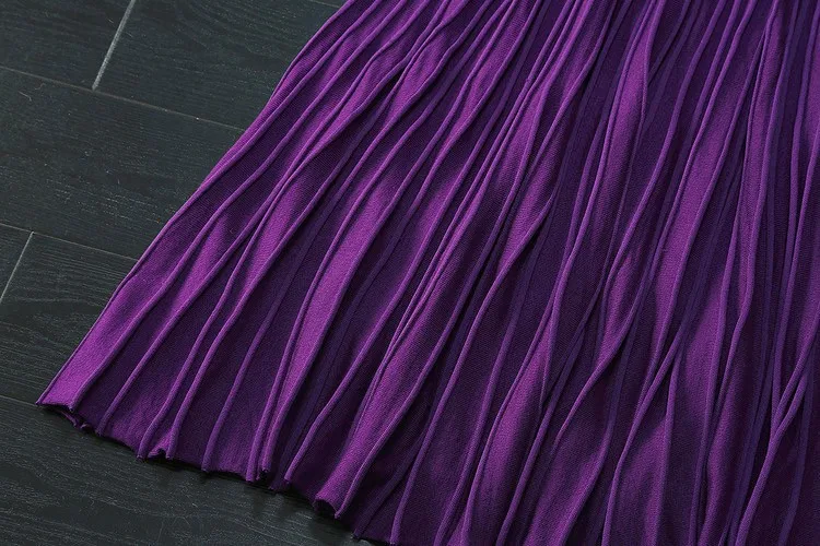 Женское платье, Новое поступление, черное/бордовое/фиолетовое, трикотажное платье, сексуальное, глубокий v-образный вырез, галстук, пояс, длинный рукав, плиссированное, макси платье