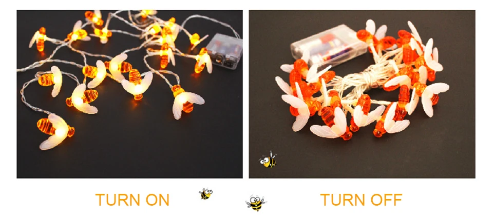 Bee Shaped led String Lights  (6)