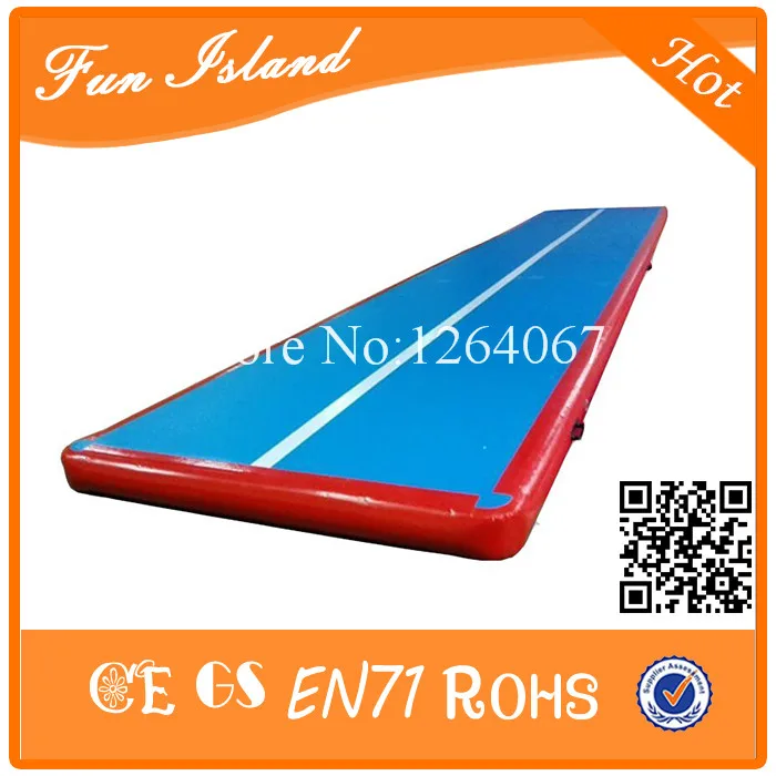 Free Shipping Guangzhou Factory 10m Inflatable Air Tumble Track Inflatable gym mat Inflatable Air Track For