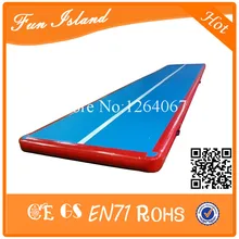 Free Shipping Guangzhou Factory 10m Inflatable Air Tumble Track Inflatable gym mat Inflatable Air Track For