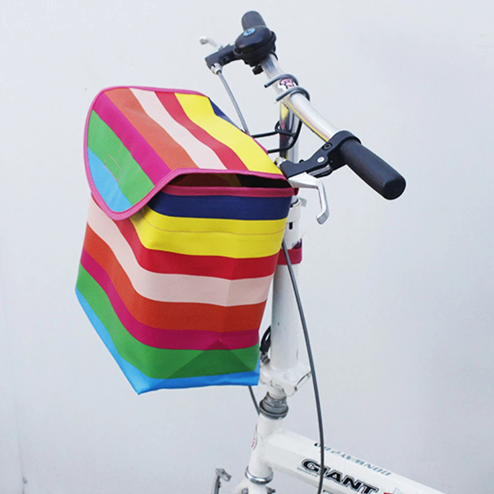 Clearance Bicycle Front Basket Food Basket Canvas Basket Cloth Basket 5