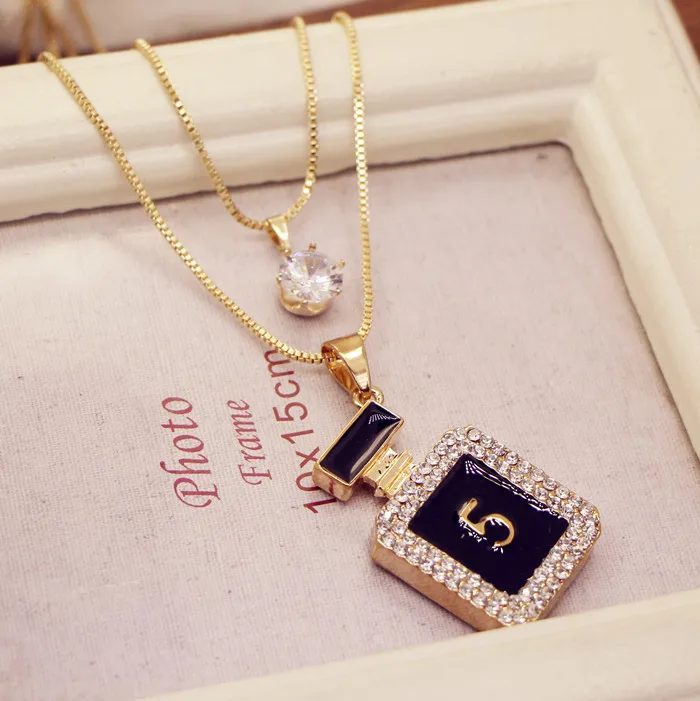 N96 флаконы духов новый номер 5 Collier femme ювелирные изделия воротник largo neckless свитер