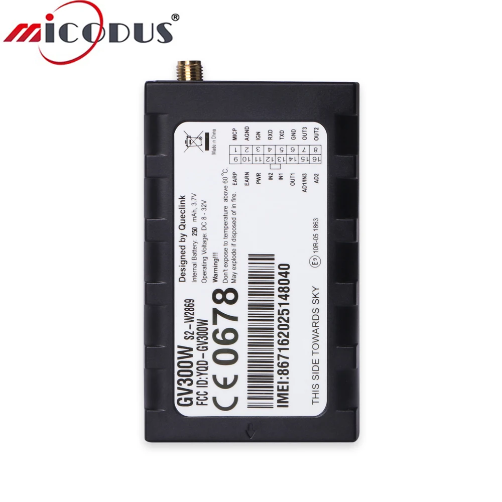 3G WCDMA GSM gps трекер Queclink GV300W UMTS HSDPA устройство для отслеживания автомобилей