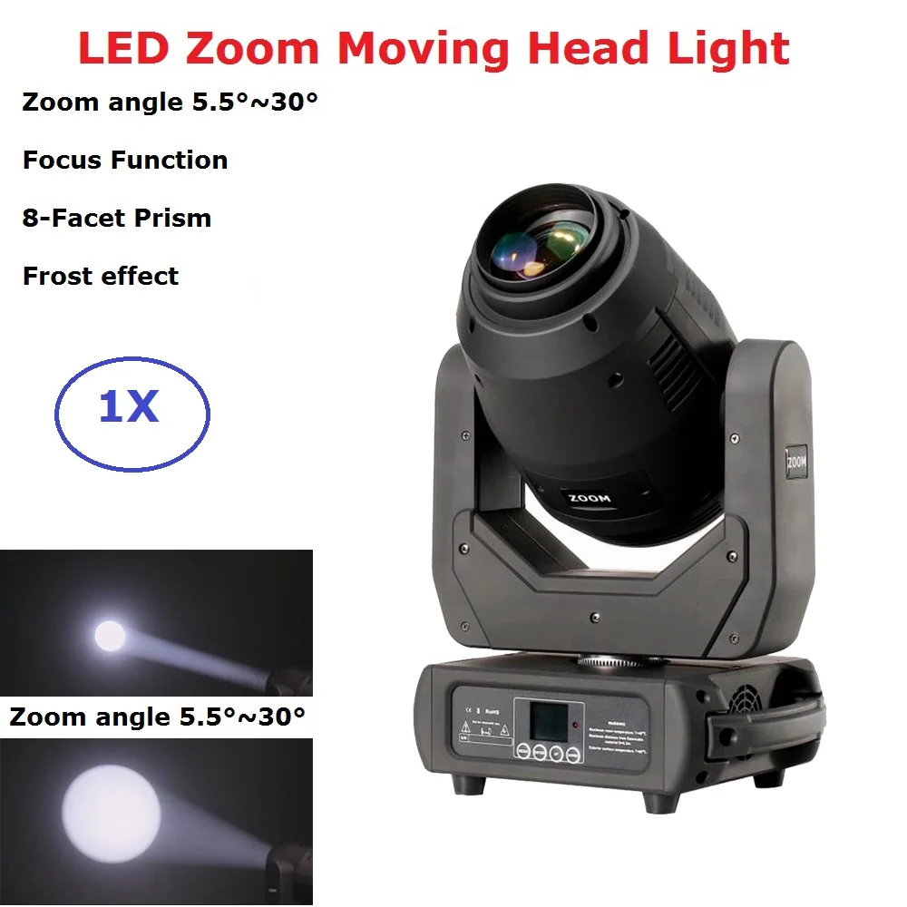 

LED Zoom Moving Head 250W LED Lyre Moving Head Light Beam Spot Wash LED Light Disco Light DMX Controller Dj Lighting Effect