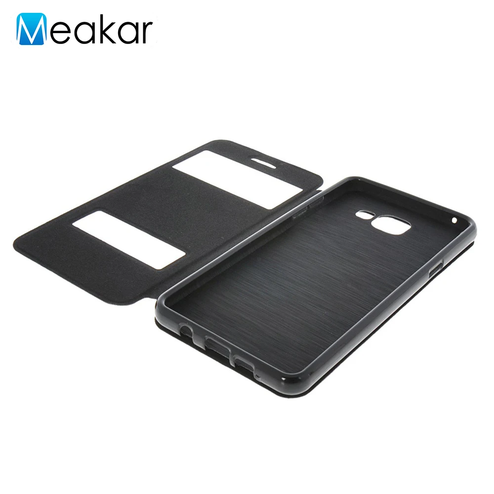 Двойные окно из искусственной кожи 5.2For samsung Galaxy A5 2016 чехол для A510 A510F задней панели