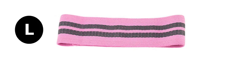 PINK-L Лента-трофей унисекс, хип-кольцевая петля, сопротивление, тренировка, упражнение для ног, бедра, Нескользящие фитнес-эластичные ленты для занятий йогой - Цвет: PINK-L