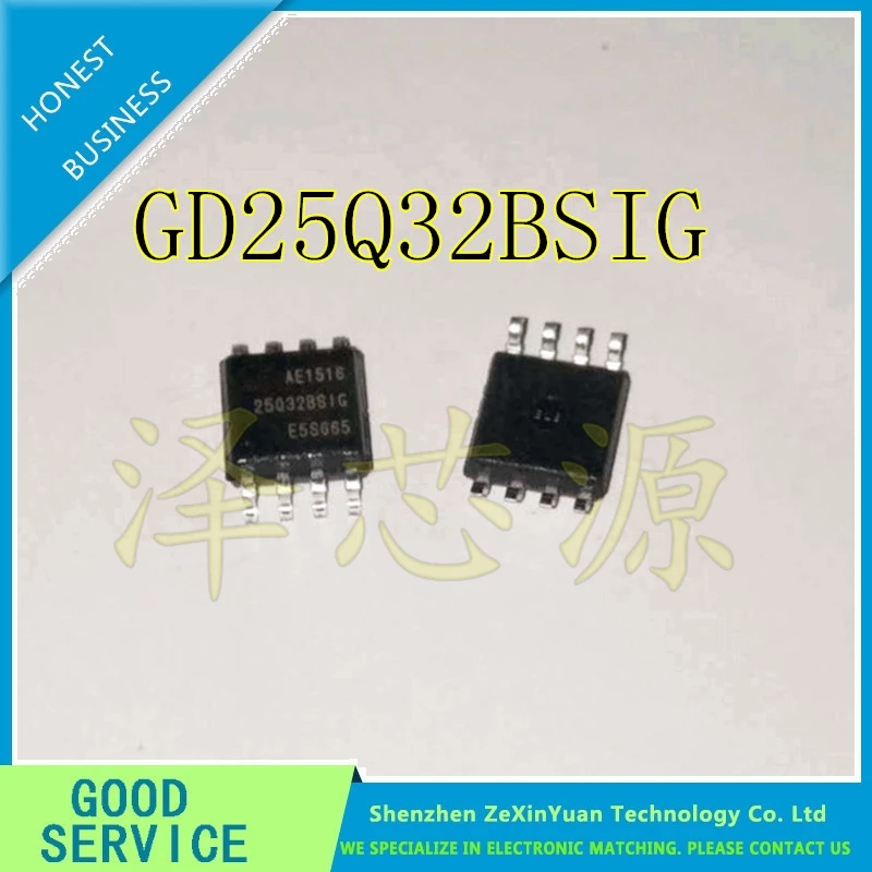 30PCS/LOT GD25Q32BSIG 25Q32BSIG GD25Q32 WSOP8 SPI FLASH 32MBIT/4MBYTE ...
