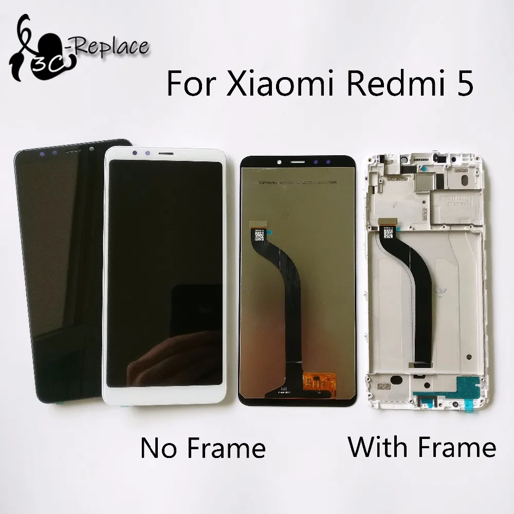 100% протестированный высококачественный белый/черный 5 7 дюймов для Xiaomi Redmi